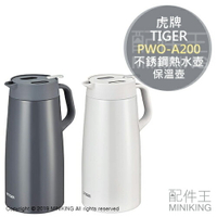 日本代購 空運 TIGER 虎牌 PWO-A200 不銹鋼 熱水壺 保溫壺 2L 保溫 保冰 廣口壺 茶壺 真空斷熱