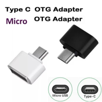 1000Pcs 5 pin mini Micro USB OTG to USB 2.0 Mini Adapter Type c OTG Type-C OTG USB 3.0 Universal For Samsung Android Tablet