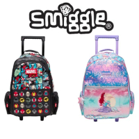 Genuine Disney Australia Smiggle Mermaid Spider-man Tie Rod Backpack Can Carry Large Student schoolbag Travel Backpack