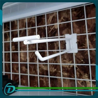 Hook Ram Jaring - Double Hook Wiremesh - Gantungan Rak Minimarket - Cantolan Tebal 5 mm Panjang 30 c