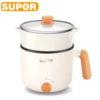 SUPOR 1.2L Electric Cooking Pot Multifunctional Non-Stick Electric Hot Pot Portable Multipurpose Dormitory Small Electric Pot
