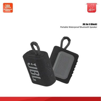 JBL Go 3 / JBL GO3 Portable Waterproof Bluetooth Speaker ORIGINAL BLACK