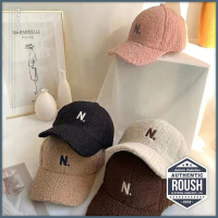 【Roush】現貨 情侶款 立體刺繡質感泰迪熊毛棒球帽(230042918)