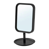 LINDBYN 桌鏡, 黑色, 14x27 公分