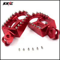 KKE CNC Red/Black/Gold Motorbike Pedals Footpegs Footrests for SUZUKI RMZ250 RMZ450 2010-2015