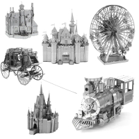 [Fun] 3D metal puzzle kit DIY Laser Cut puzzle puzzle children puzzle toys