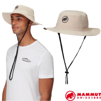 【MAMMUT 長毛象】Runbold Hat UPF 50+吸濕排汗快乾寬邊登山帽.防曬遮陽圓盤帽_1191-04613-7517 薩凡納褐