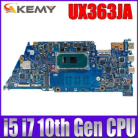 UX363JA i5-1035G4 i7-1065G7 CPU 8G 16G RAM Laptop Motherboard For Asus Zenbook UX363 UX363JA BX363JA RX363JA Notebook Mainboard