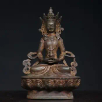 Bronze clay gold [longevity Buddha] Buddha statue