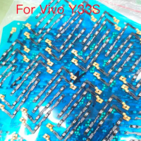 10pcs NEW Original For Vivo Y33S VivoY33S Power On Off Volume Up Down Switch Side Button Key Flex Cable Replacement Parts