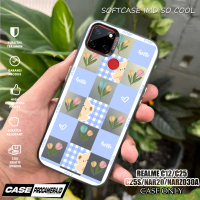Case IMD For REALME C15 - casing For REALME C15 Case IMD - ( Flowr )Case Custom - Case IMD - Softcas