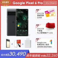 虎年超值福袋組【Google】Pixel 6 Pro (12G/256G)(內含惡魔防摔殼+鋼化保貼+原廠30W快充頭)