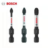 Bosch Original 3 Pieces Screwdriver Bit 50mm PH1 PH2 PH3 Impact High Robust Electric Drill Screwdriver Set for Bosch GO1 GO2