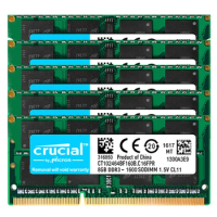 5 pieces DDR3 8GB 4GB 16GB 1066 1333 1600 MHZ laptop Ram PC3 8500 10600 12800 204pin 1.5v Sodimm Memoria Ddr3 Notebook