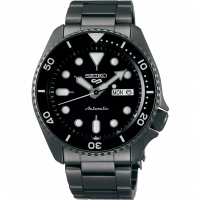 【SEIKO 精工】5 Sports 系列潮黑機械錶(4R36-07G0SD/SRPD65K1)
