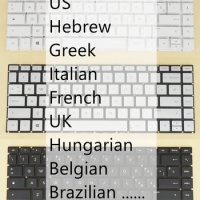 US Hebrew Greek Italian French Keyboard For HP 14-ba100 14-bf000 14-bf100 14-bp100 Home 14q-by000 14s-bc000 14s-be000 14s-bp000