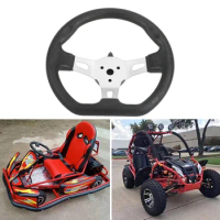 Universal 270mm 3-Spoke Steering Wheel Modification Car Beach Bike Go Kart Accessories for Scooter Karting Balance Car