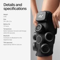 Hyperice X Knee Device - Advanced Heat and Cold Contrast Therapy - Pain and Inflammation Relief - Provides Increased Range of Mo