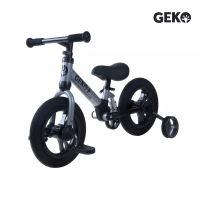 Okiedog Geko+ 12 Kids Balance Bike - Silver - Sepeda Anak multifungsi