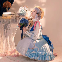 Nguyên Thần cos Đồng Phục Phiên Bản Học Sinh Của Váy Thư Từ Shenri Aya Huahua cosplay Trang Phục Cô 