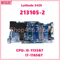 213105-2 with i5-1135G7 i7-1165G7 CPU Laptop Motherboard For DELL Latitude 3420 Notebook Mainboard CN: 03RT7P 014WMV