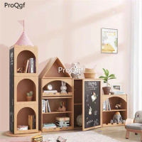 Prodgf 1Pcs A Set Castle Princess Girl Like Book Shelf Cabinet