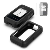 Silicone Soft Edge Shell Bumper Cover Screen Protector Film For Garmin Etrex Solar / Etrex SE Protective Case Sleeve Accessories