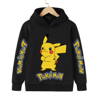 Pokemon Pikachu Kids Clothing Tops Boys Sweatshirt Game Print Hoodies Funny Anime Long Sleeve Pullovers Baby Girls StreetwearX0307
