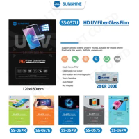 SS-057U UV Fiber Glass Hydrogel Film Mobile Phone Screen Protective SS057S Matte Privacy SS-057 Sheet for Sunshine Machine 890C