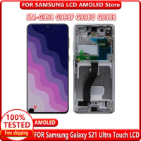 AMOLED For Samsung Galaxy S21 Ultra 5G Screen Replacement for Galaxy S21 Ultra 5G LCD Display Touch Screen G998 SMG998B G998U