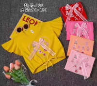 page shop เสื้อยืดผ้าฝ้ายสำหรับเด็กอายุ 1-4 ปี girl