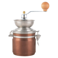 【LaCafetiere】銅面手搖咖啡磨豆機(咖啡研磨機 手動磨粉機)