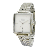 【NATURALLY JOJO】極簡風格方型晶鑽腕錶-JO96975-80F(銀白/28mm)
