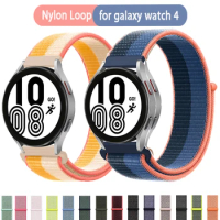 Nylon Strap For Samsung Galaxy Watch 4 40mm 44 Active 2/Watch 3 45mm/46mm/42/22 Gear S3 20mm Galaxy Watch 4 Classic Band 46mm 42