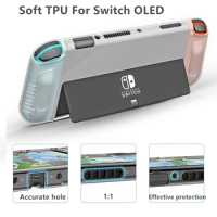 DISOUR for Nintendo Switch Oled Case Protective Carrying Bag Switch Oled Case Game Silicone Case Bag Soft Protector Accessories