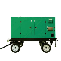 China Generator 15kw 20 Kw 25kva Generator Sound Proof Trailer Type 20kw Generator