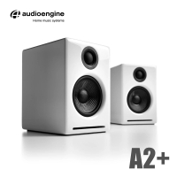 【Audioengine】A2+ wireless主動式立體聲藍牙書架喇叭(白)