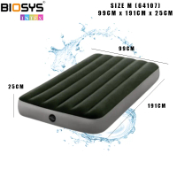 INTEX 64107 0.99M DURA-BEAM Standard Fiber-Tech Inflatable Air Bed Mattress - Premium Tilam Angin