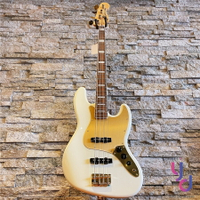 【Squier 40週年絕美限量】現貨可分期 40th Anniversary Jazz Bass 白金色 電 貝斯