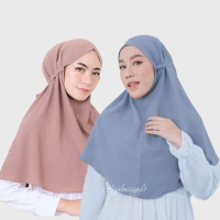 Hijab Bergo Crinkle Airflow Premium - Jilbab Bergo Krinkle M