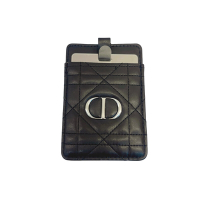 DIOR 迪奧 CD LOGO標誌性菱格紋造型化妝鏡/卡片包
