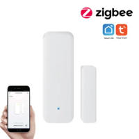 Tuya Zigbee Wireless Smart Window Door Sensor Detector Alarm