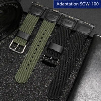 Canvas Nylon Watchband Replacement G Shock GW-3000B 2000B SGW-100-1V Watch Accessories Black Army Green