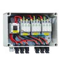 Solar Dc Combiner Box 3 Input Output Hot Sale for Pv Safety