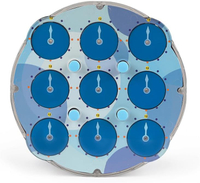 Speed ​ ​ Cube Clock M Magnetic Speed Watch ​ ​ Cube Clock Puzzle éducatif 3D Speed ​ ​ Clock suitab