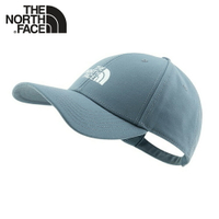 【The North Face 棒球帽《灰藍》】4VSV/水洗棉透氣運動帽/鴨舌帽/遮陽帽/卡車帽