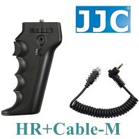 【JJC】相機槍把手把手柄HR+Cable-M(相容尼康Nikon原廠MC-DC2快門線)