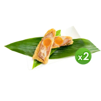 【南門市場南園食品】粽子兩件組-湖州鮮肉蛋黃粽 4入組×2(1440g;端午節肉粽;送禮;粽子)