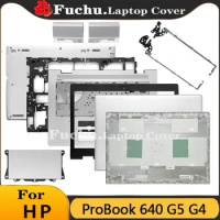 New For HP ProBook 640 645 G4 G5 Series Laptop Lcd Back Cover/Front Bezel/Hinges/Palmrst/Bottom Case/Framework Silver L09526-001