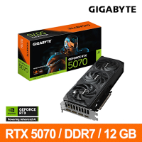 技嘉Gigabyte GeForce RTX5070 WINDFORCE OC SFF 12G顯示卡